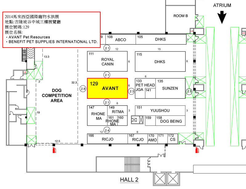 booth location map